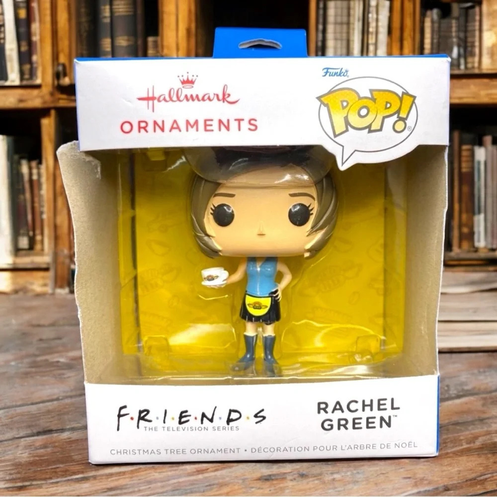 NEW FRIENDS Rachel Green Central Perk Waitress Funko Pop Hallmark Ornament